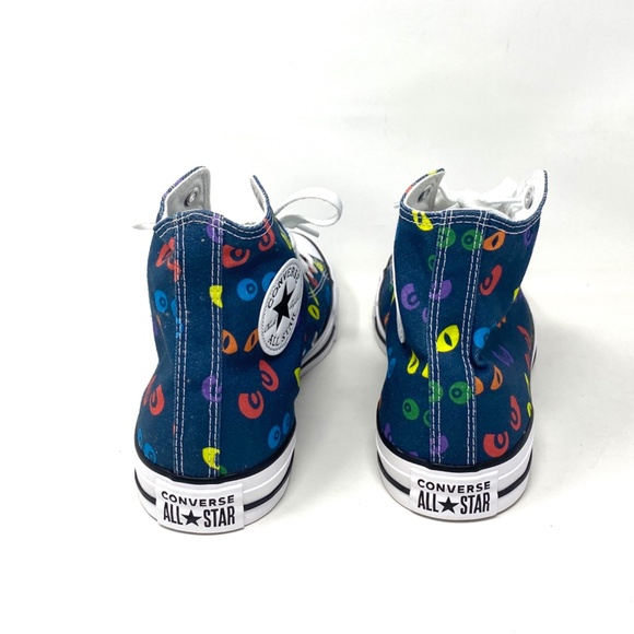Converse CTAS Hi Spooky Blue High Top Men’s Canvas Sneakers Size Skate A02380C - Picture 7 of 9